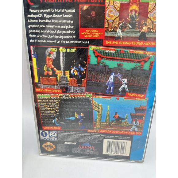 Mortal Kombat (Sega CD, 1993) Complete W Manual - Tested - Authentic - Picture 3 of 7